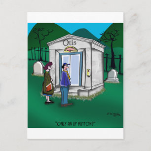 Otis Elevator Mausoleum heeft alleen een Up Button Briefkaart