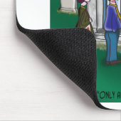 Otis Elevator Mausoleum heeft alleen een Up Button Muismat (Hoek)