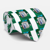 Otis Elevator Mausoleum heeft alleen een Up Button Stropdas (Opgerold)