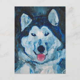 Otis in blauw Briefkaart