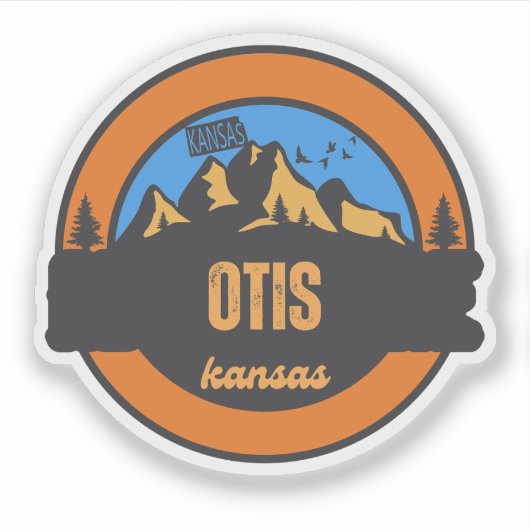 Otis, Kansas Sticker (Voorkant)