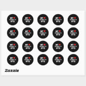 Otis - Mijn hart is van Otis - Liefde Ronde Sticker (Vel)