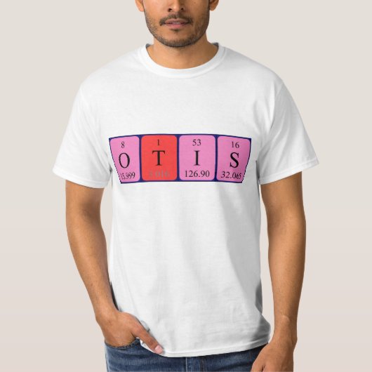 Otis Periodieke Naam shirt (Voorkant)