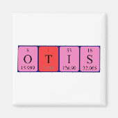 Otis periodieke table name magnet (Voorkant)