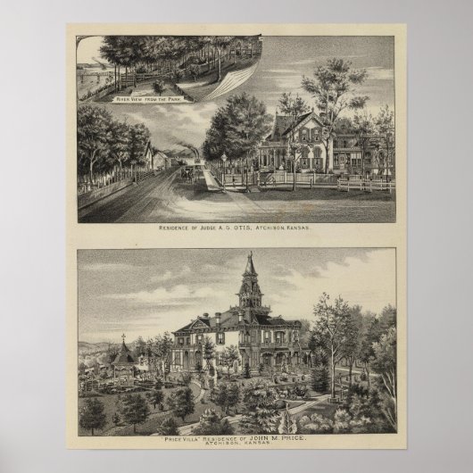 Otis Price Villa, Kansas Poster (Voorkant)
