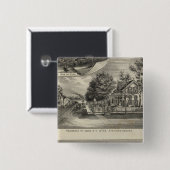 Otis Price Villa, Kansas Vierkante Button 5,1 Cm (Voorkant /achterkant)