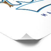 Otis Ridge Massachusetts ski logo Foto Afdruk (Hoek)