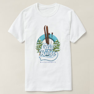 Otis Ridge Massachusetts ski logo T-shirt