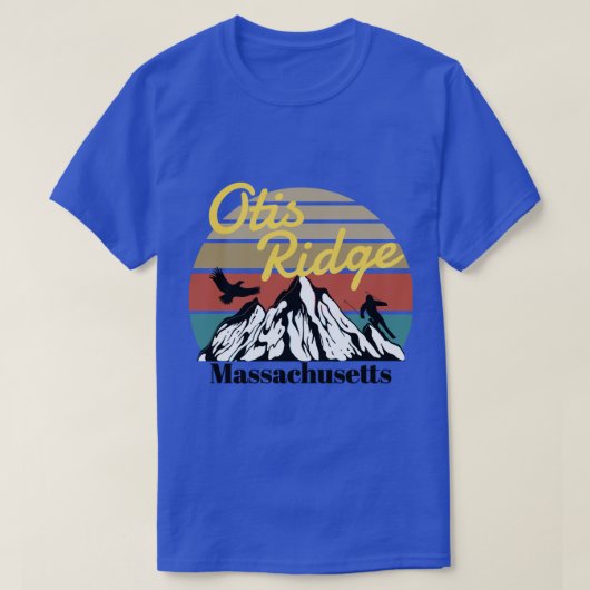 Otis Ridge ski Massachusetts T-shirt (Design voorkant)