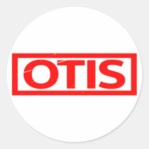 Otis Stamp Ronde Sticker