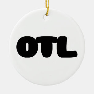 OTL Emoticon ~ Koreaanse straattaal Keramisch Ornament