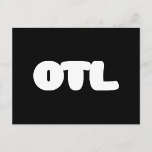 OTL Emoticon ~ Korean Slang Briefkaart