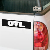 OTL Emoticon ~ Korean Slang Bumpersticker (Op Truck)
