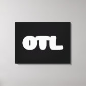 OTL Emoticon ~ Korean Slang Canvas Afdruk (Voorkant)