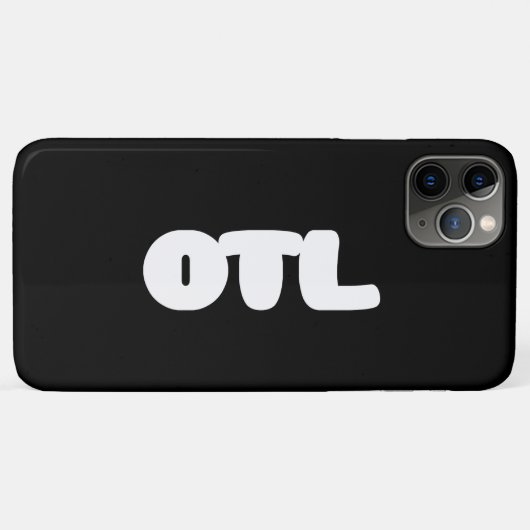 OTL Emoticon ~ Korean Slang Case-Mate iPhone Case (Achterkant (horizontaal))