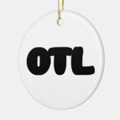 OTL Emoticon ~ Korean Slang Keramisch Ornament (Links)