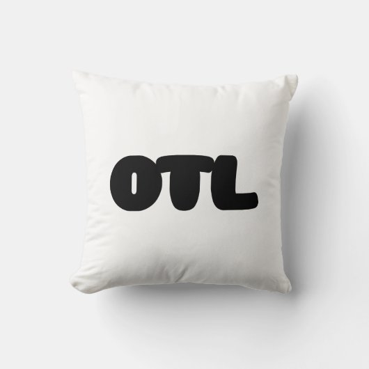 OTL Emoticon ~ Korean Slang Kussen (Voorkant)