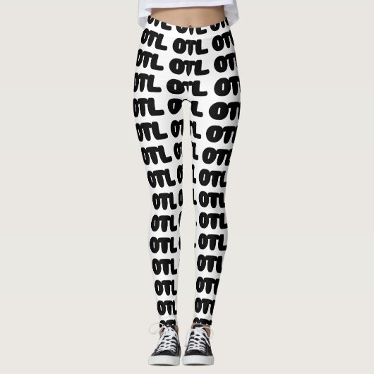 OTL Emoticon ~ Korean Slang Leggings (Voorkant)