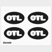OTL Emoticon ~ Korean Slang Ovale Sticker (Vel)