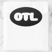 OTL Emoticon ~ Korean Slang Ovale Sticker (Tas)