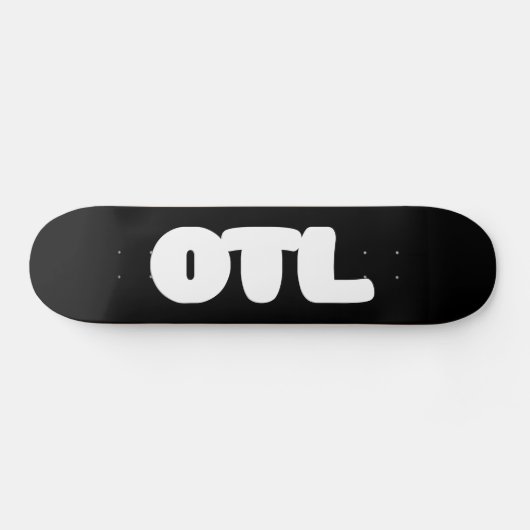 OTL Emoticon ~ Korean Slang Persoonlijk Skateboard (Horizontaal)