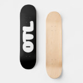 OTL Emoticon ~ Korean Slang Persoonlijk Skateboard (Voorkant)