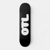 OTL Emoticon ~ Korean Slang Persoonlijk Skateboard (Voorkant)