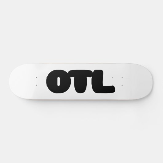 OTL Emoticon ~ Korean Slang Persoonlijk Skateboard (Horizontaal)