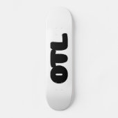 OTL Emoticon ~ Korean Slang Persoonlijk Skateboard (Voorkant)