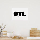 OTL Emoticon ~ Korean Slang Poster (Keuken)