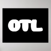 OTL Emoticon ~ Korean Slang Poster (Voorkant)