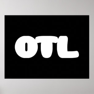 OTL Emoticon ~ Korean Slang Poster