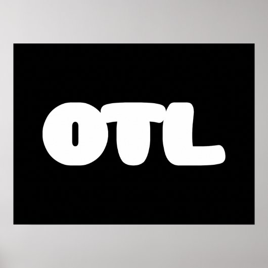 OTL Emoticon ~ Korean Slang Poster (Voorkant)