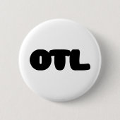 OTL Emoticon ~ Korean Slang Ronde Button 5,7 Cm (Voorkant)
