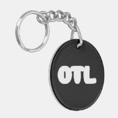 OTL Emoticon ~ Korean Slang Sleutelhanger (Voorkant Links)