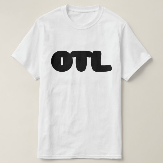 OTL Emoticon ~ Korean Slang T-shirt (Design voorkant)