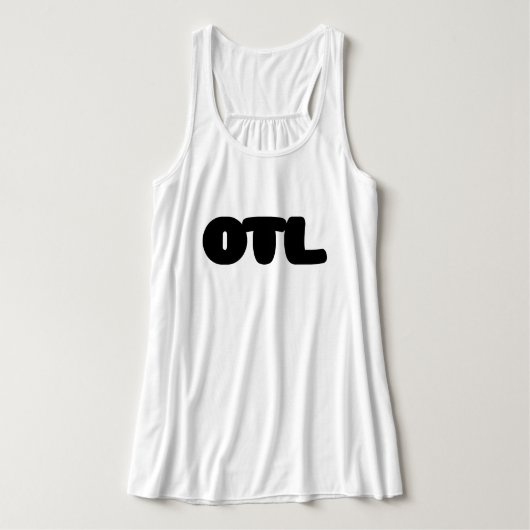 OTL Emoticon ~ Korean Slang Tanktop (Design voorkant)