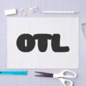 OTL Emoticon ~ Korean Slang Tissuepapier (Craft)