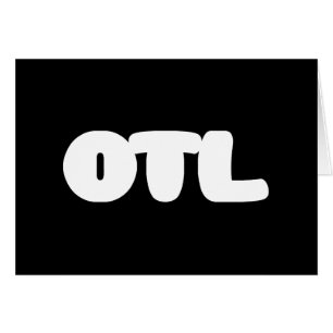 OTL Emoticon ~ Korean Slang Wenskaart