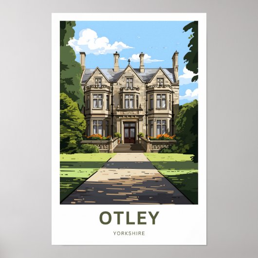 Otley Yorkshire Travel Print (Voorkant)