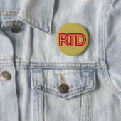 OTO-mijnbouw Ronde Button 5,7 Cm (In situ)