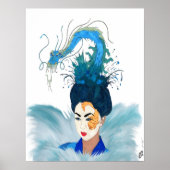 Otohime Goddess Geisha van het Zee Poster (Voorkant)