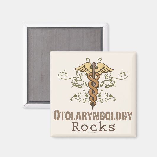 Otolaryngologie Rocks Caduceus magneet (Voorkant / Achterkant)
