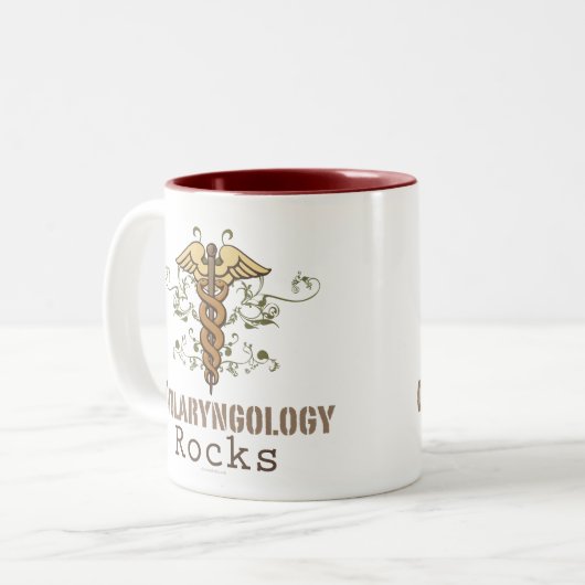 Otolaryngology Rocks Caduceus Mok (Voorkant links)