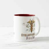Otolaryngology Rocks Caduceus Mok (Voorkant rechts)