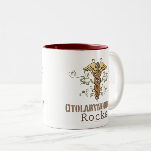 Otolaryngology Rocks Caduceus Mok (Voorkant rechts)