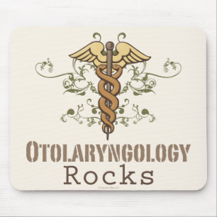 Otolaryngology Rocks Caduceus Mousepad Muismat