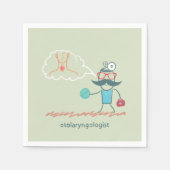 Otolaryngoloog Paper Napkins Servet (Voorkant)