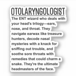 Otolaryngoloog Sticker