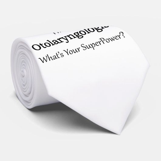 Otolaryngoloog Stropdas (Opgerold)